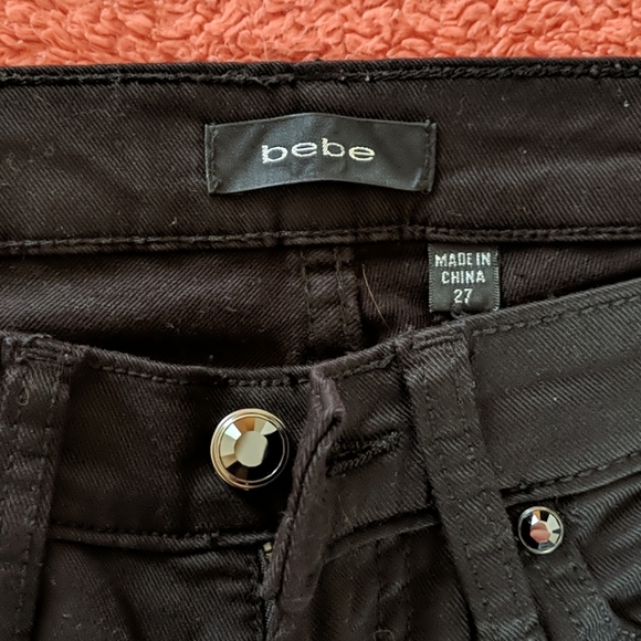 bebe mid rise jeans - Picture 4 of 4